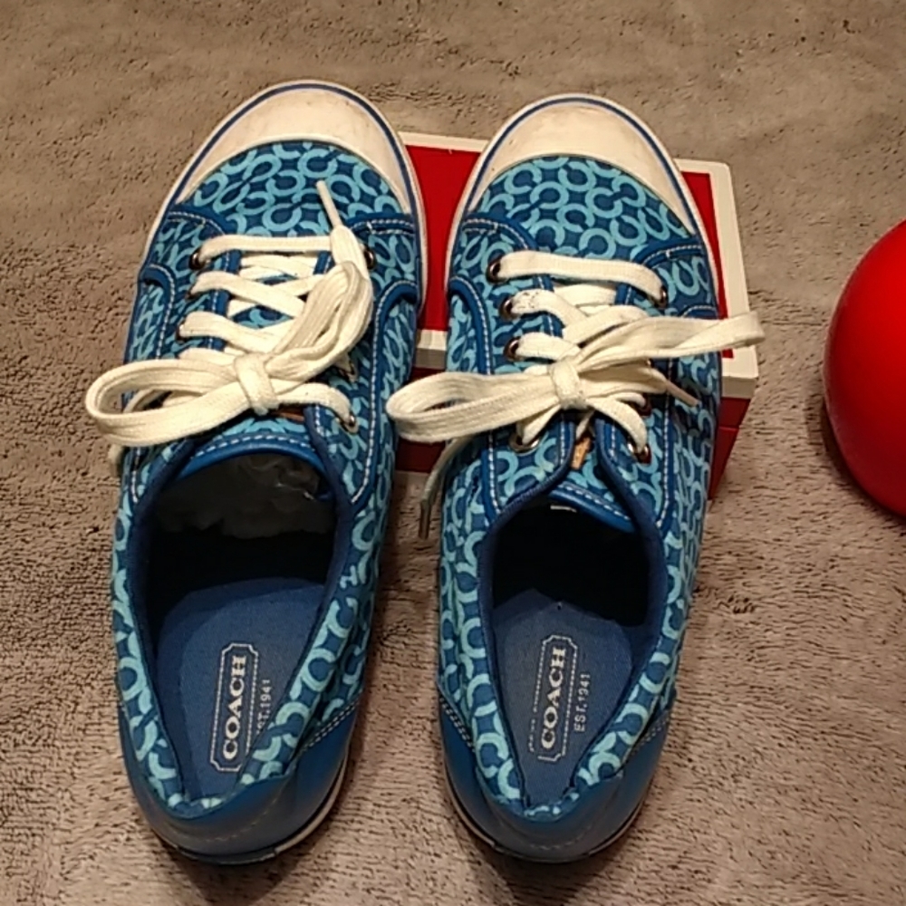Authentic Coach Barrett blue/white sneaker , s- 7B